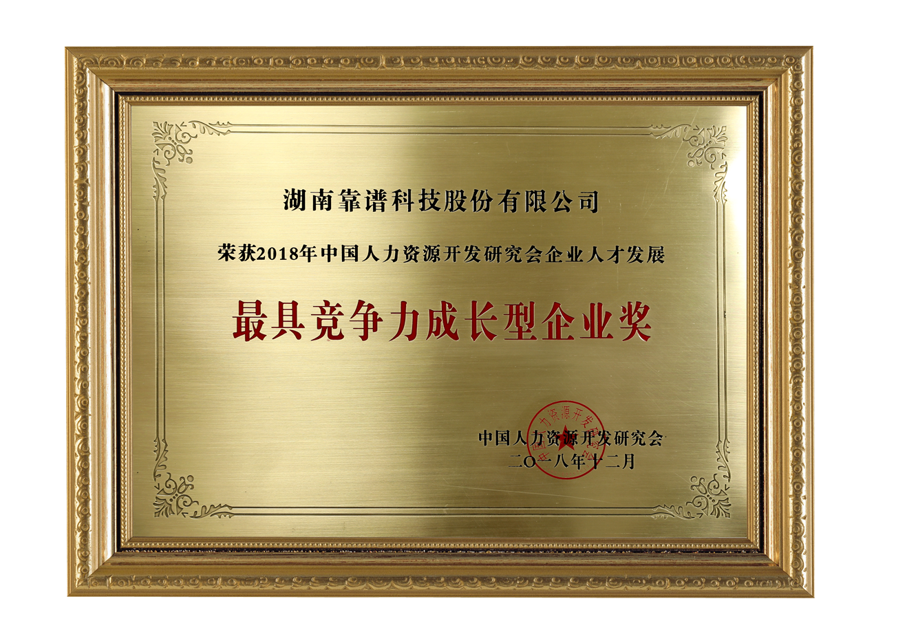 最具競爭力成長型企業(yè)